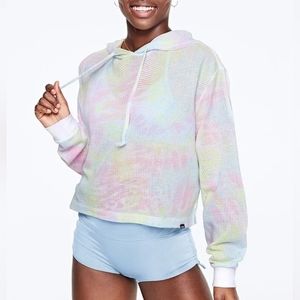 PINK Victoria's Secret | NWT Tie Dye Mesh Pullover Large